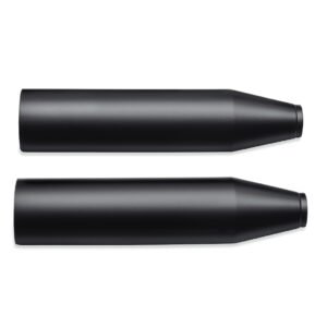 Satin Black Muffler Shields – Short | Part Number 65400457